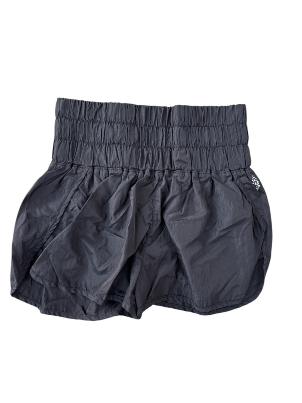 Free People Movement Size Medium The Way Home Shorts Black High Waist